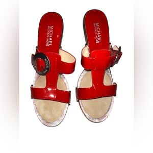 Michael Kors Glossy Red heels